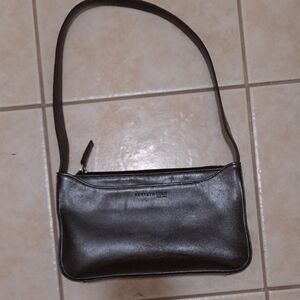 Kenneth Cole Brown Leather Shoulder Bag